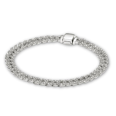 Moissanite Cuban Bracelet | Gold