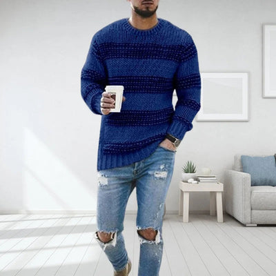 Avencea - Men's Thick Knitted Norwegian Sweater with Optimal Warmth and Style