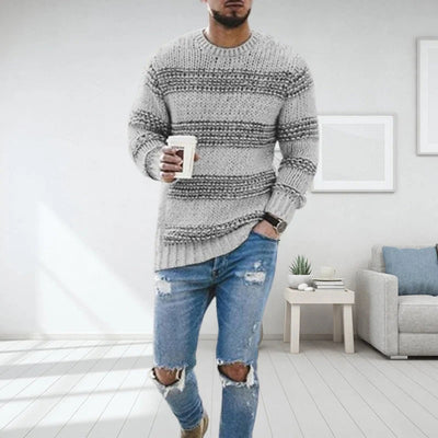 Avencea - Men's Thick Knitted Norwegian Sweater with Optimal Warmth and Style