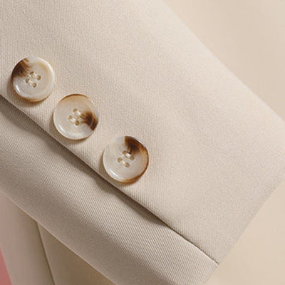 Avencea - Long blazer with belt for women - Timeless elegance and versatile stylish design