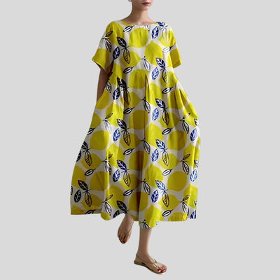 Noora | Boho Floral Spring Maxi Dress