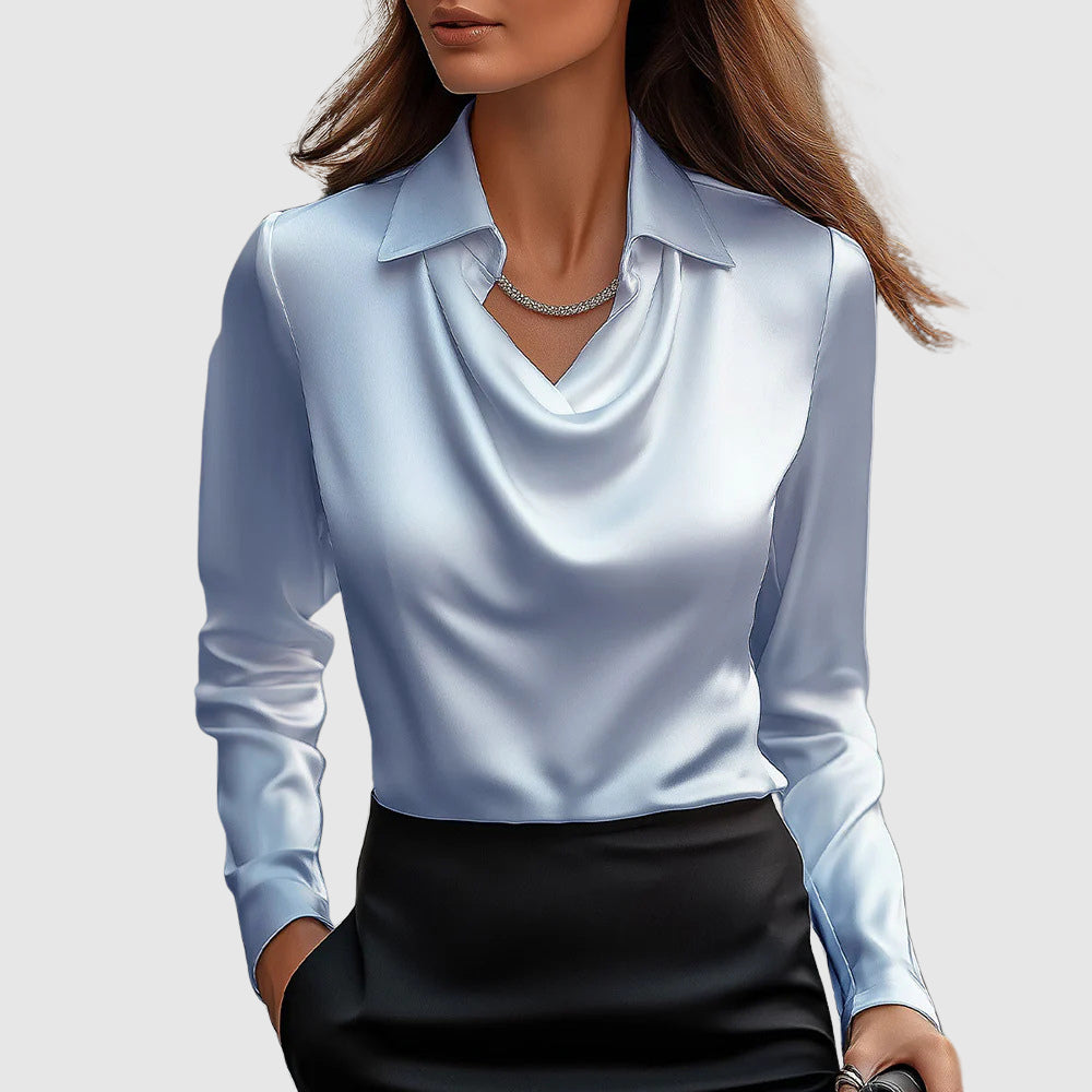 L’Art Satiné Shirt by Isabelle DeLacroix