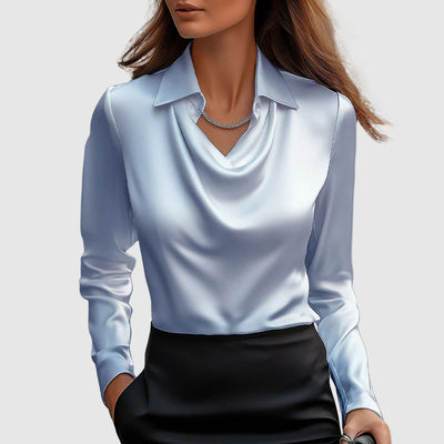 L’Art Satiné Shirt by Isabelle DeLacroix