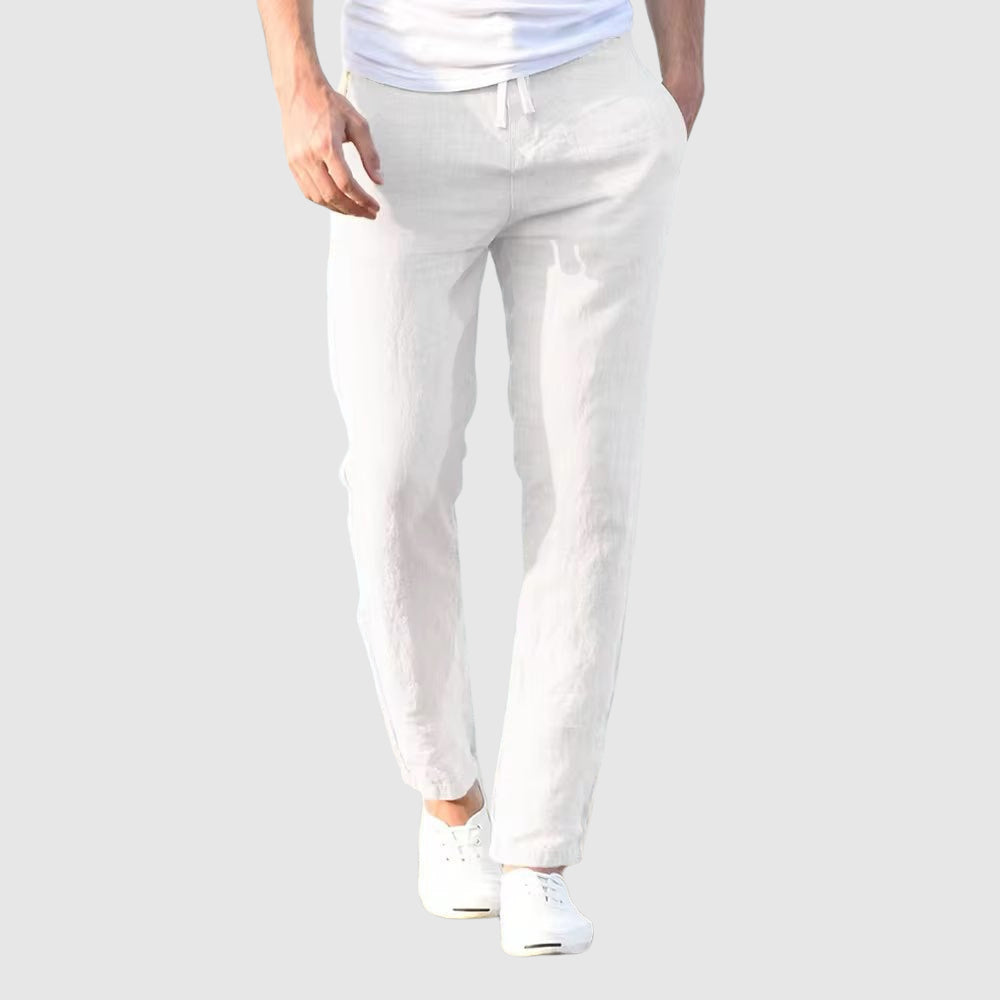 ETHAN | RELAXED LINEN TROUSERS