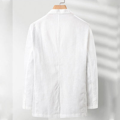 Le Ciel Rayé Linen Blazer by Franco Bianchi