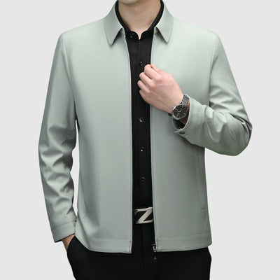 Venezia Nero – Zip-Up Knit Jacket