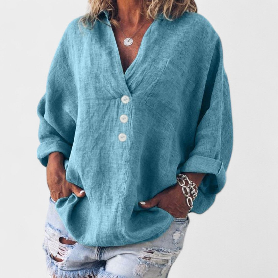 NORTHLINE STUDIO | RELAXED ELEGANT CUT BLOUSE