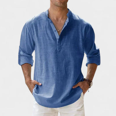 JAMES | RELAXED HENLEY SHIRT