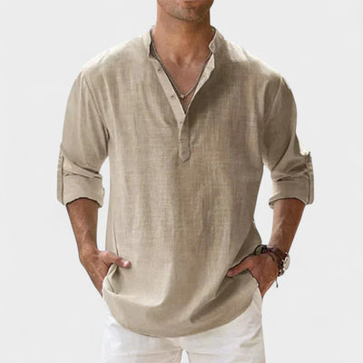 JAMES | RELAXED HENLEY SHIRT
