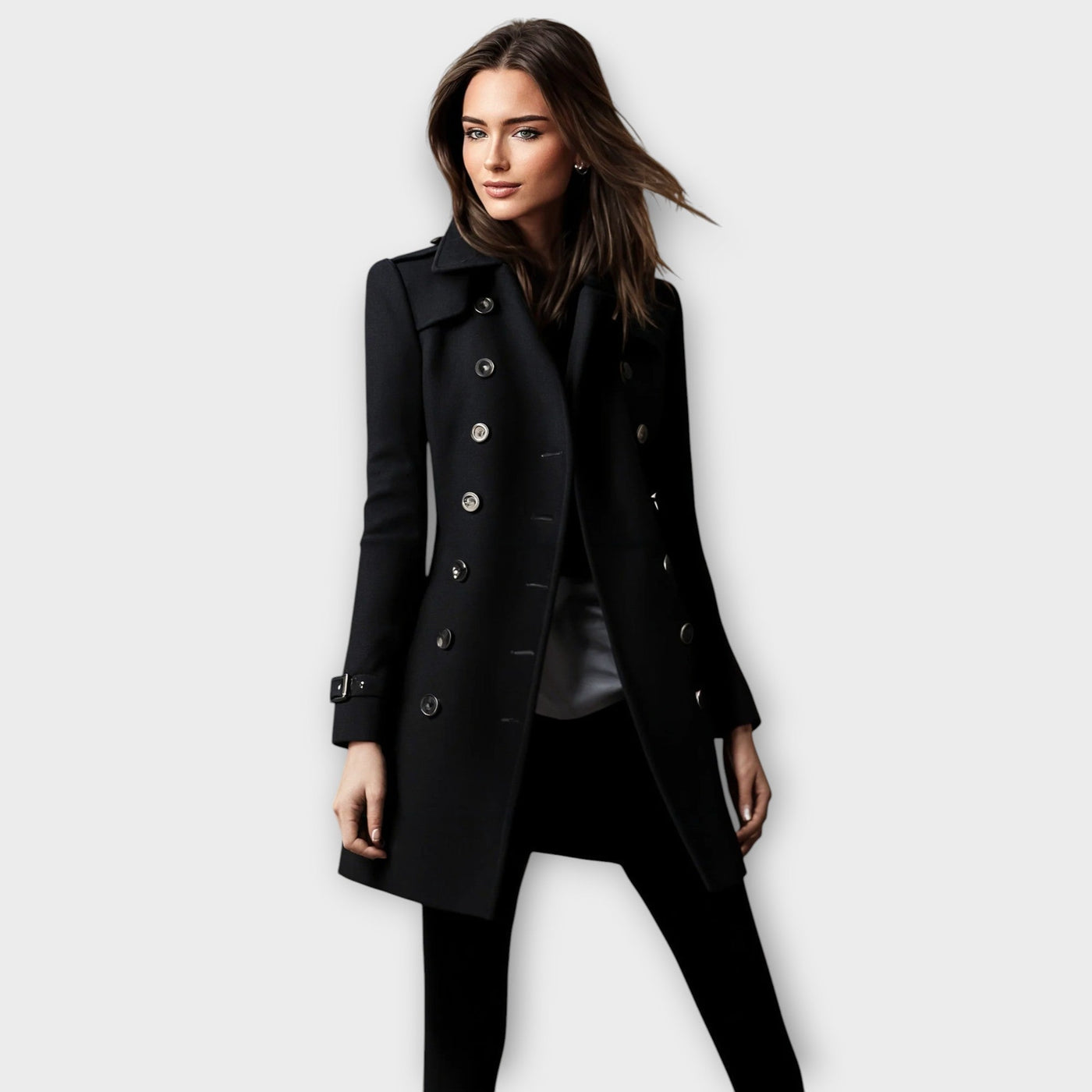 NORTHLINE STUDIO | Double Breasted Trench Coat