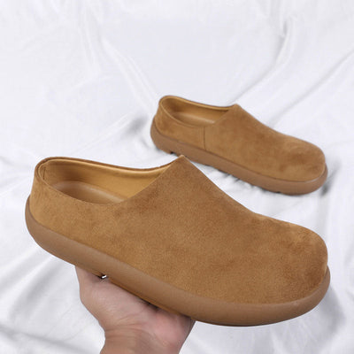 Lómel Minimalist Suede Clogs