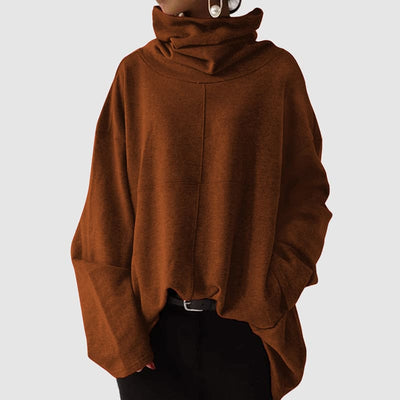 Alba Serenata – Oversized Turtleneck Sweatshirt