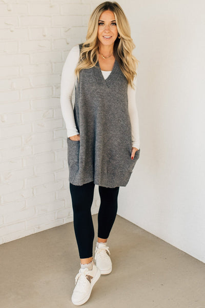 Scarlett™ - Stylish Long Sweaters with Pocket