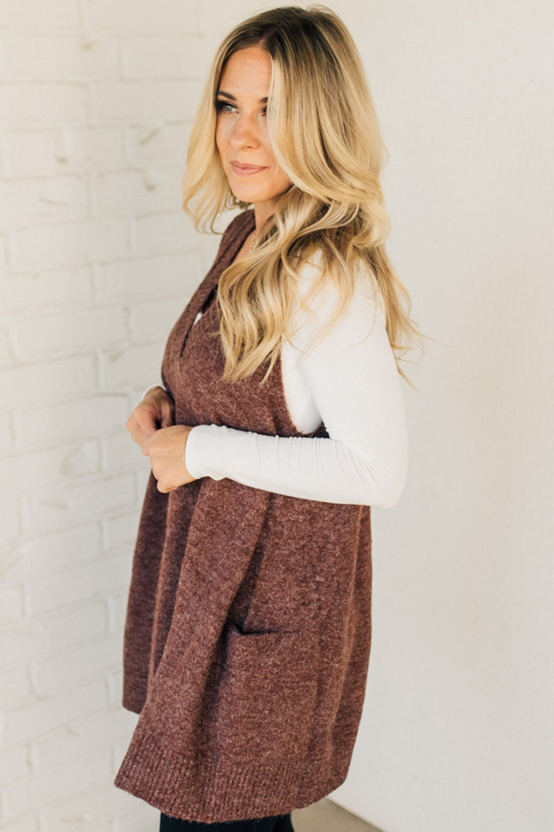 Scarlett™ - Stylish Long Sweaters with Pocket