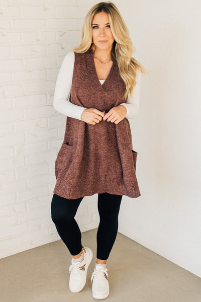 Scarlett™ - Stylish Long Sweaters with Pocket