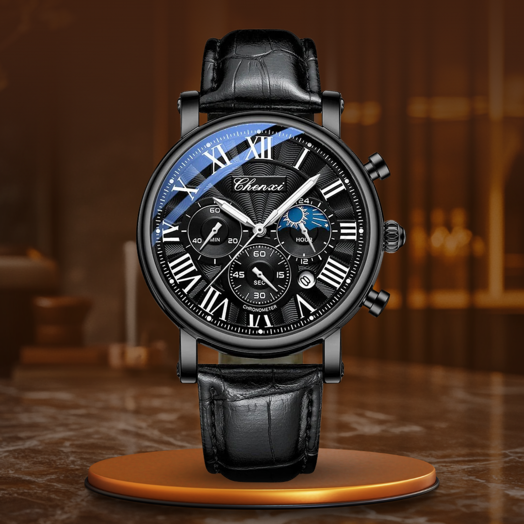 Harry Melbourne® - Luxurious Leather Quartz Watch