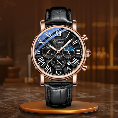 Harry Melbourne® - Luxurious Leather Quartz Watch
