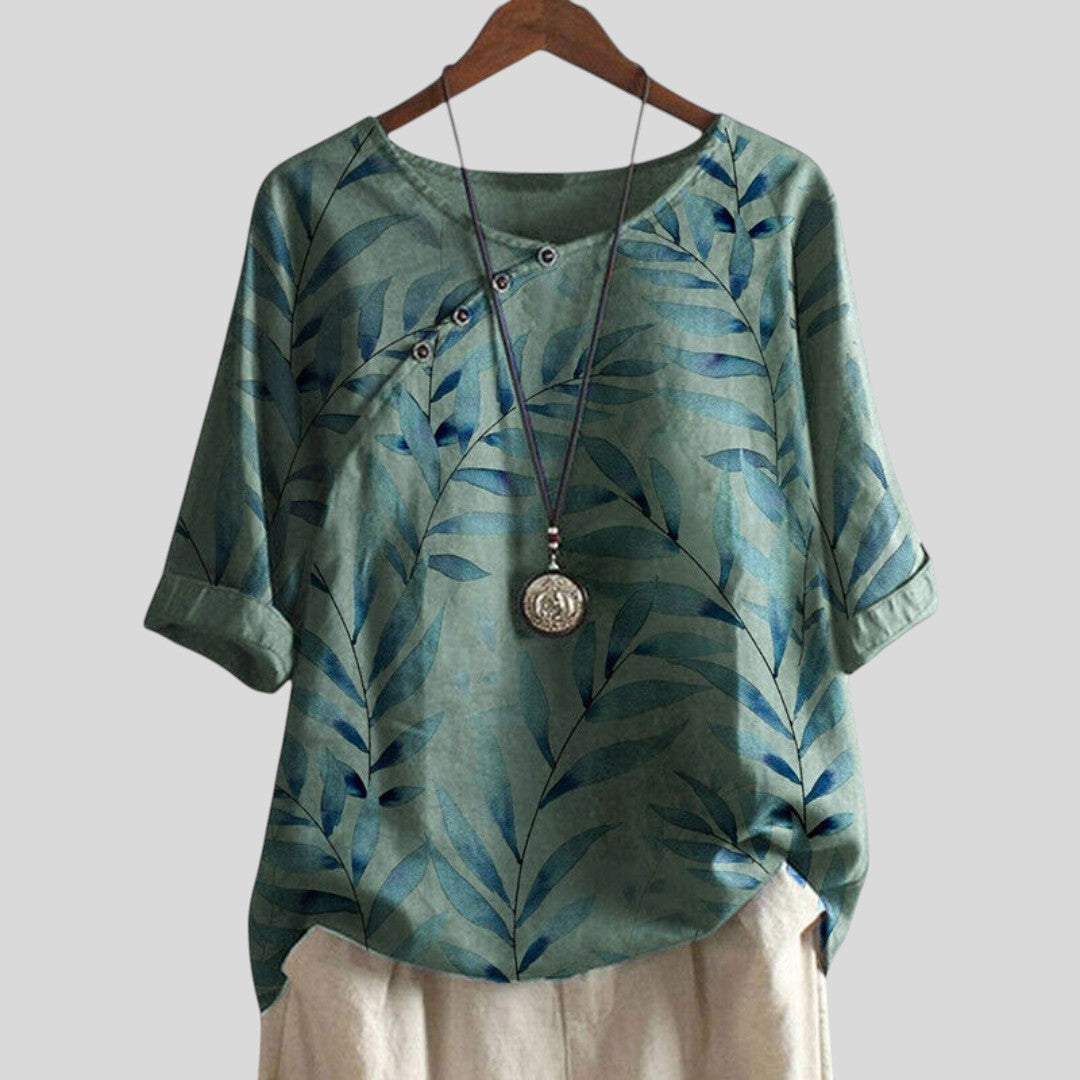 Helen | Casual Relaxed Floral Women’s Shirt