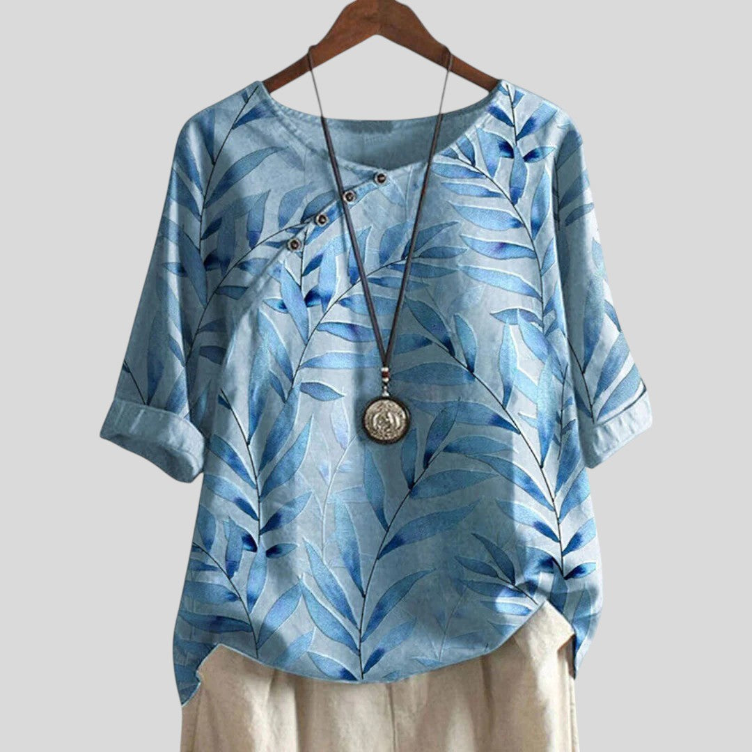 Helen | Casual Relaxed Floral Women’s Shirt