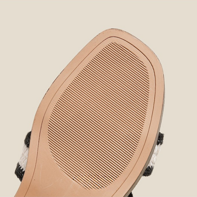 Elise | Raffia-Detail Sandals