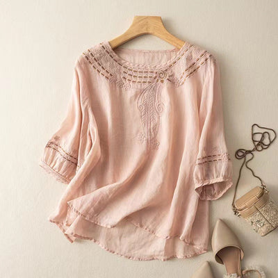 JENNY LINEN BLOUSE