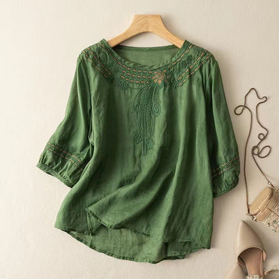 JENNY LINEN BLOUSE