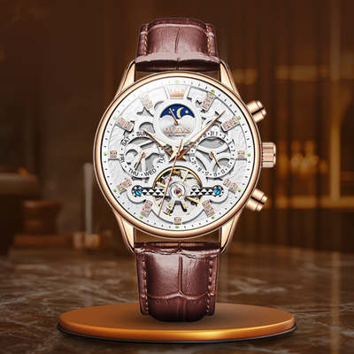 Harry Melbourne® - Mechanical Automatic Watch with Leather Strap