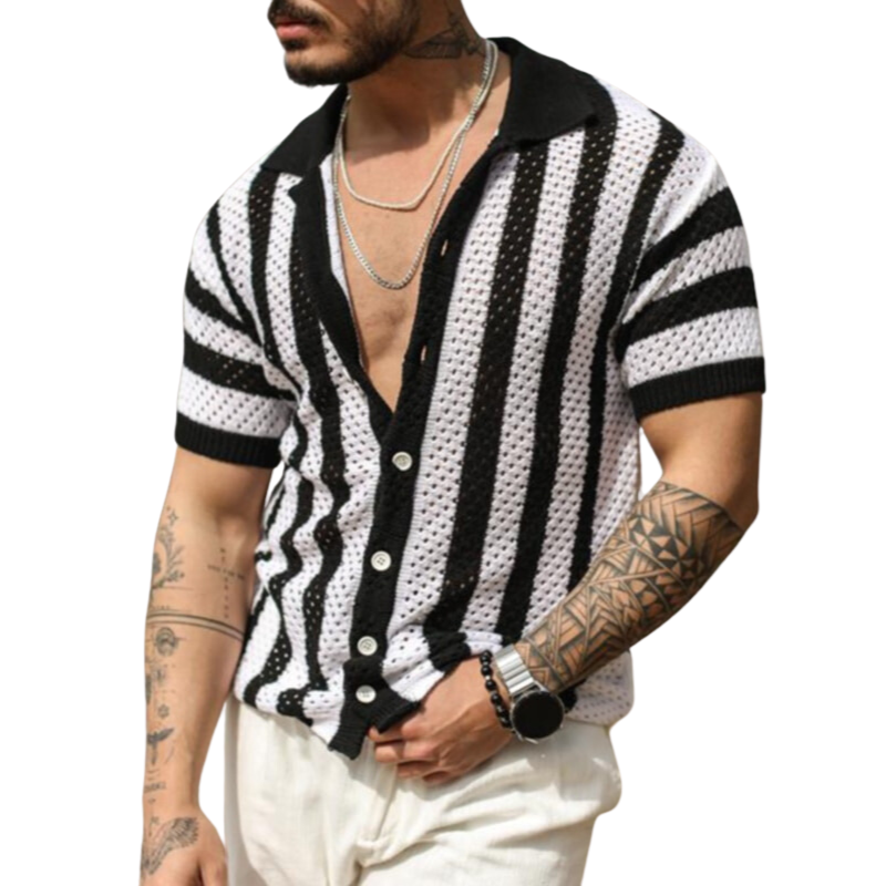 Vinthentic Lucca Men's Knitted Button-up