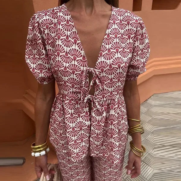 Rayne - Elegant Two Piece Summer Set