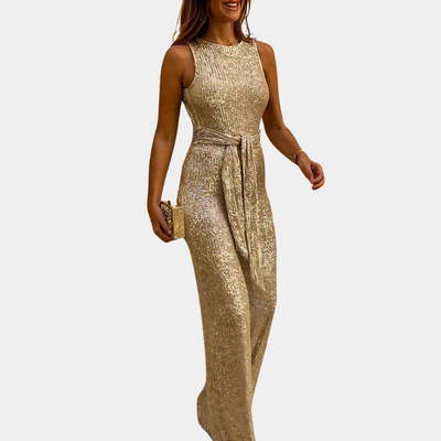 Avencea - Elegant glitter jumpsuit for women