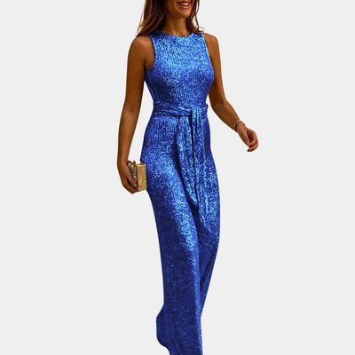 Avencea - Elegant glitter jumpsuit for women