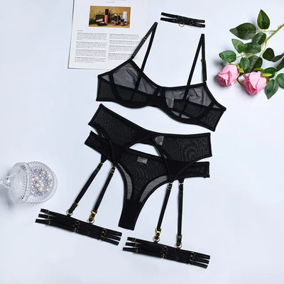 Peyton™ - 4-Piece Lingerie Set