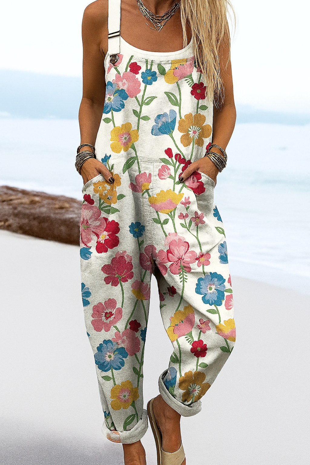 Naomie | Artistic Overall Jumpsuit