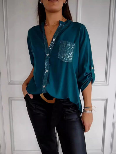 Elaine™ | Chic Glamour Top