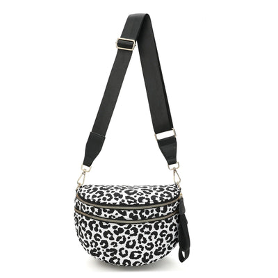 Cross Body Checkered Bum Sling Bag