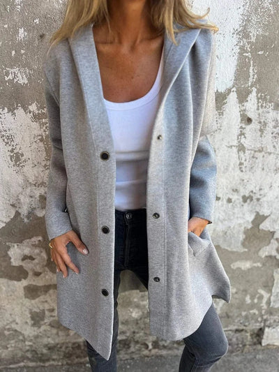 NORTHLINE STUDIO | STATEMENT HOODED CARDIGAN