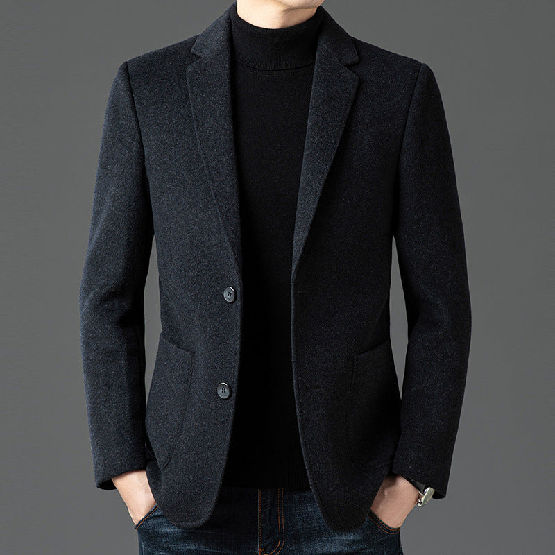 Men’s Blazer – Slim Fit – Wool – Notched Lapel – Two-Button Business Casual