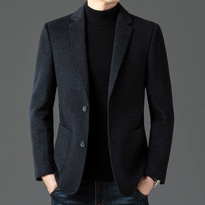Men’s Blazer – Slim Fit – Wool – Notched Lapel – Two-Button Business Casual