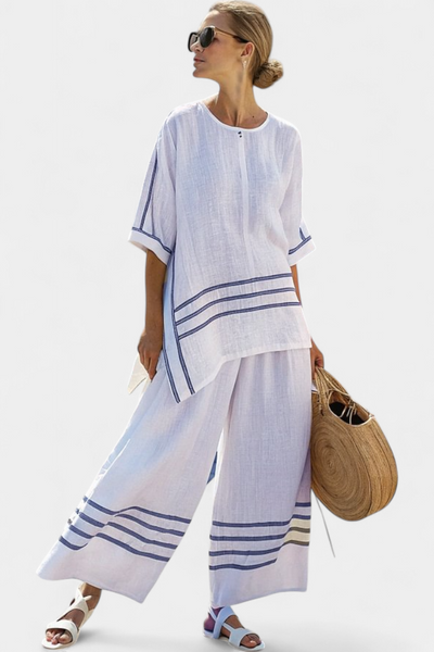 Erin | Modern Stripe Flow Set