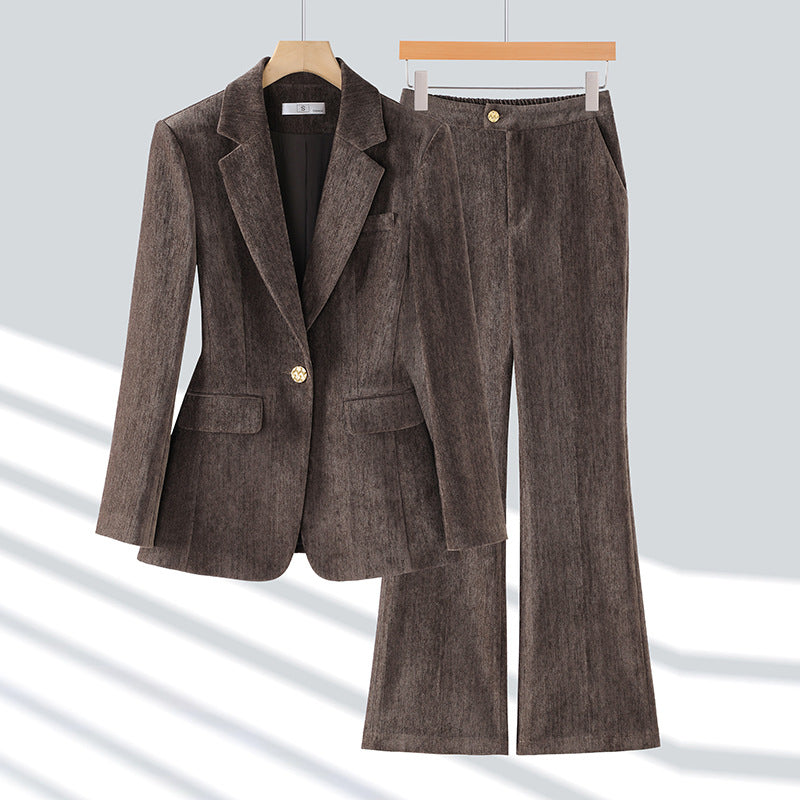 Vivian Corduroy Two-Piece Suit