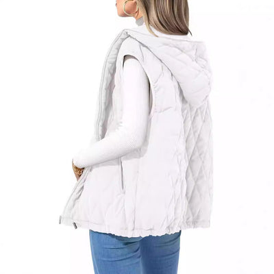 Marcelline™ | Quilted Hooded Vest