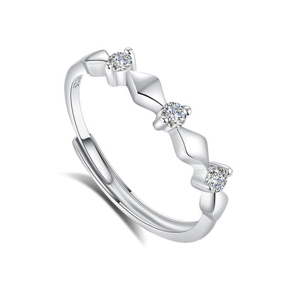 Liliane Rousseau Ring | White Gold 14k