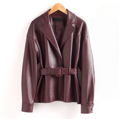 Loren '70s Sheepskin Leather Jacket