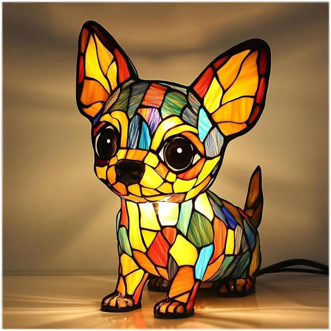 Chacha | Magisk Colorful Glass Dog Lamp