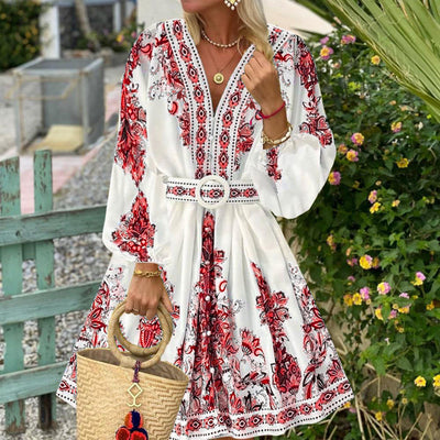 Charlotte™ - Bohemian Long Sleeve Dress
