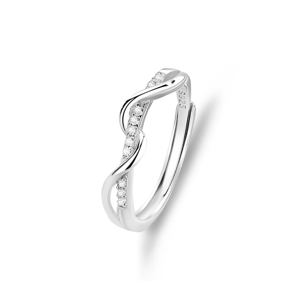 Lucia Ferretti Ring | White Gold 14k