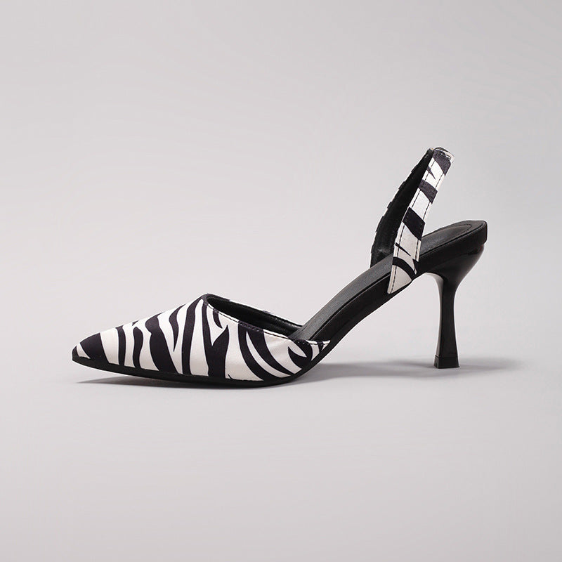 NORTHLINE STUDIO | ANIMAL PRINT SLINGBACK PUMPS