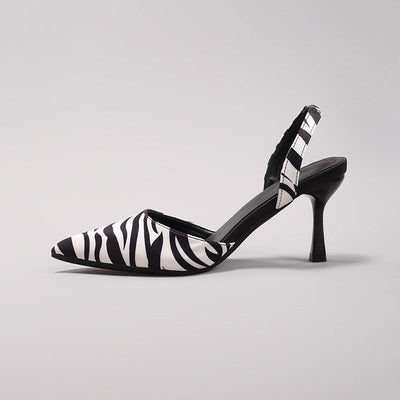 NORTHLINE STUDIO | ANIMAL PRINT SLINGBACK PUMPS