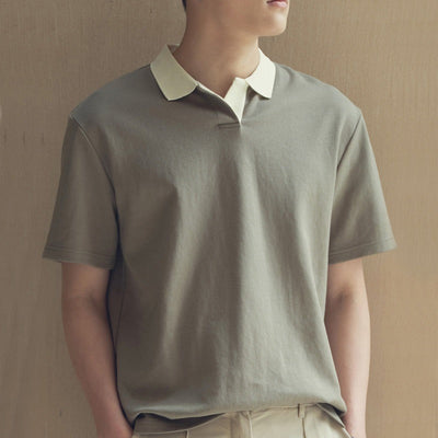 Men’s Polo Shirt – 100% Cotton – Regular Fit – Short Sleeve Minimalist Design