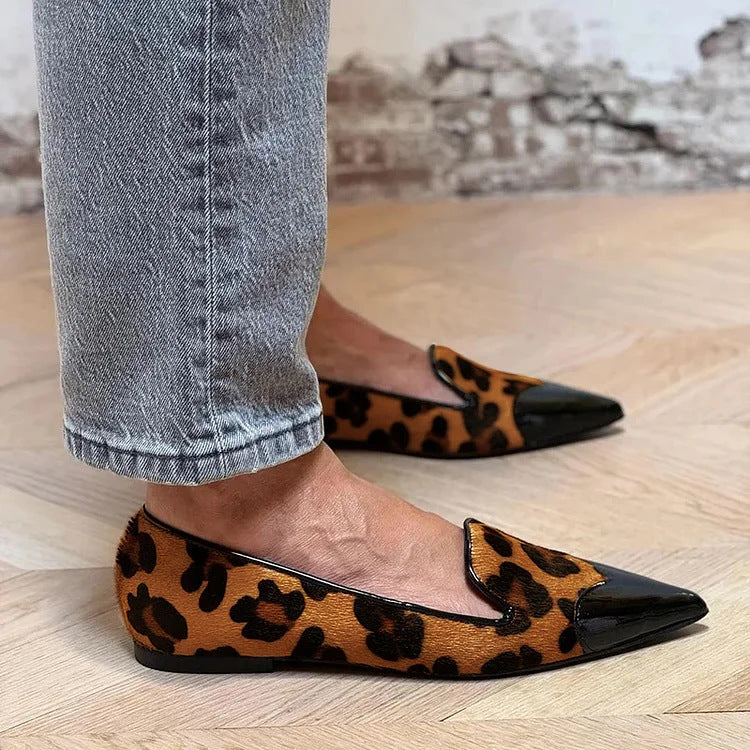 NORTHLINE STUDIO | REFINED ANIMAL PRINT BALLET FLATS